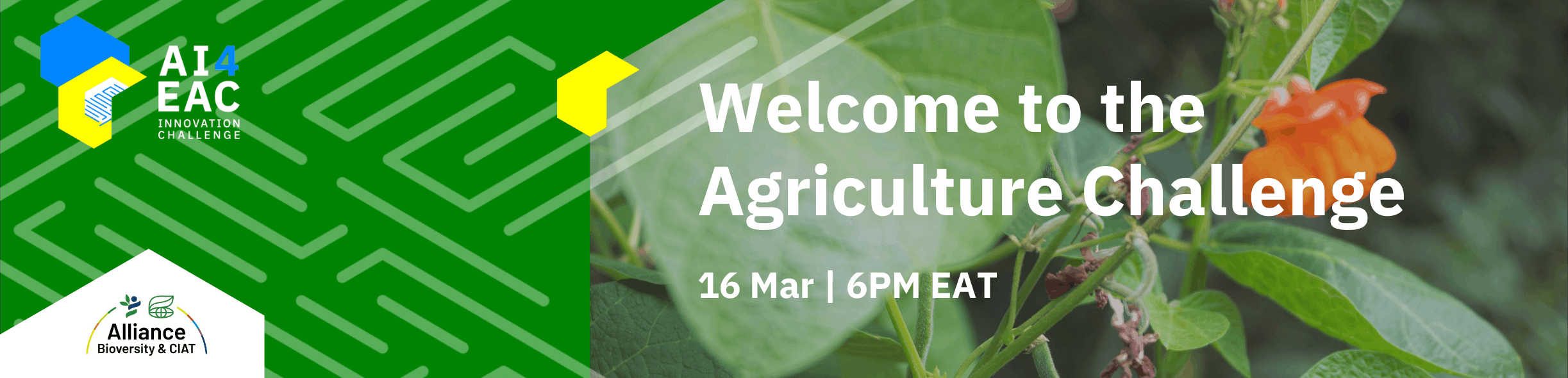 Welcome to the Agriculture Challenge Webinar